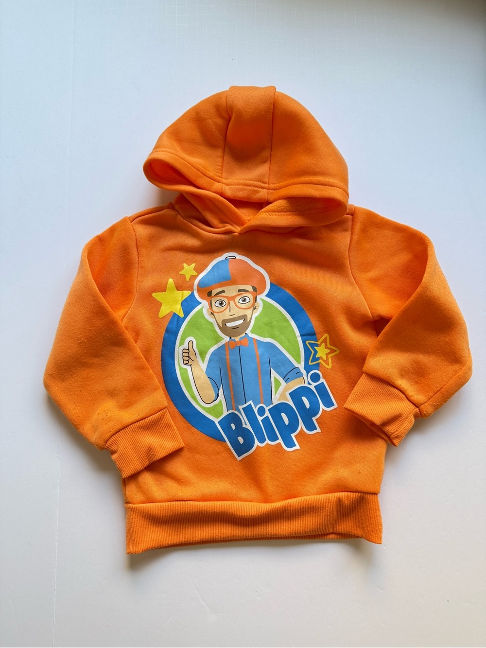 Blippi Orange Kids Hoodie - Logo Pullover
